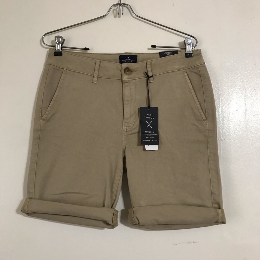 NWT American Eagle Twill Bermuda Shorts
